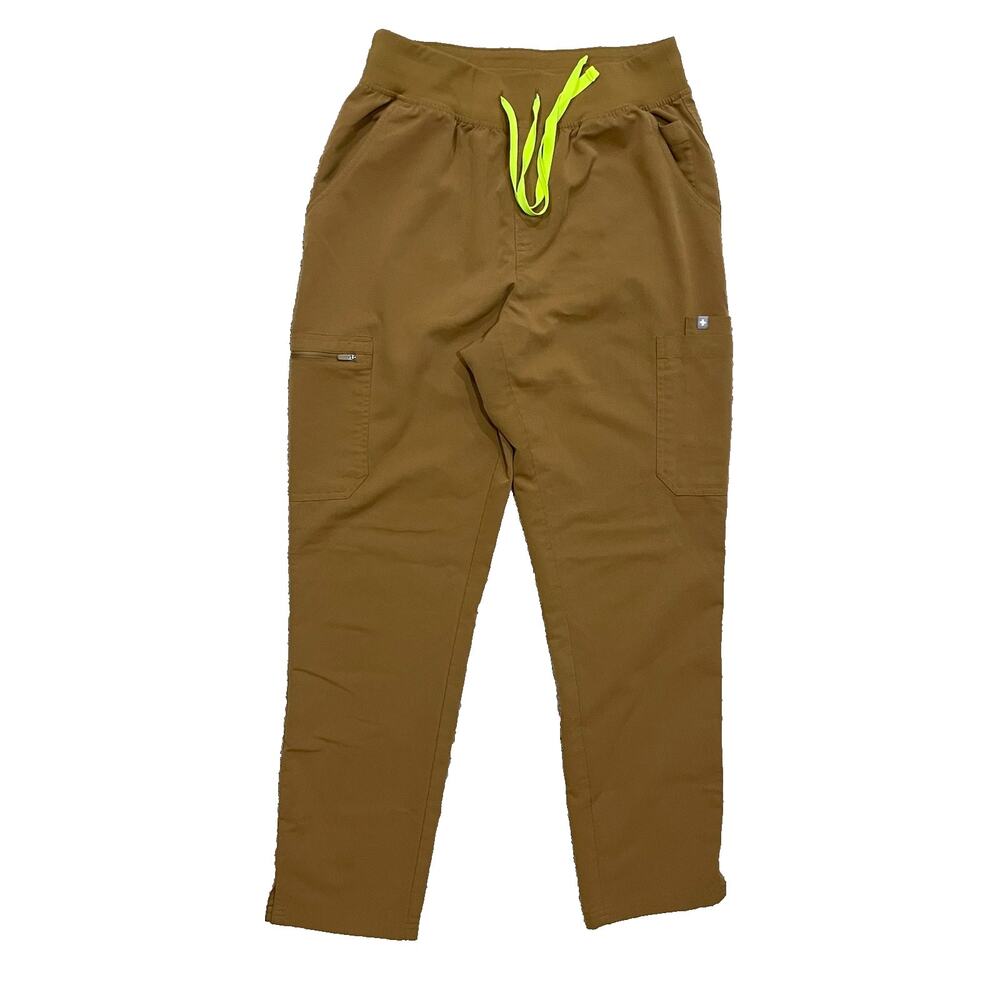 Figs Technical Collection Martini Olive Yola Skinny Scrub Pants Womens Size M